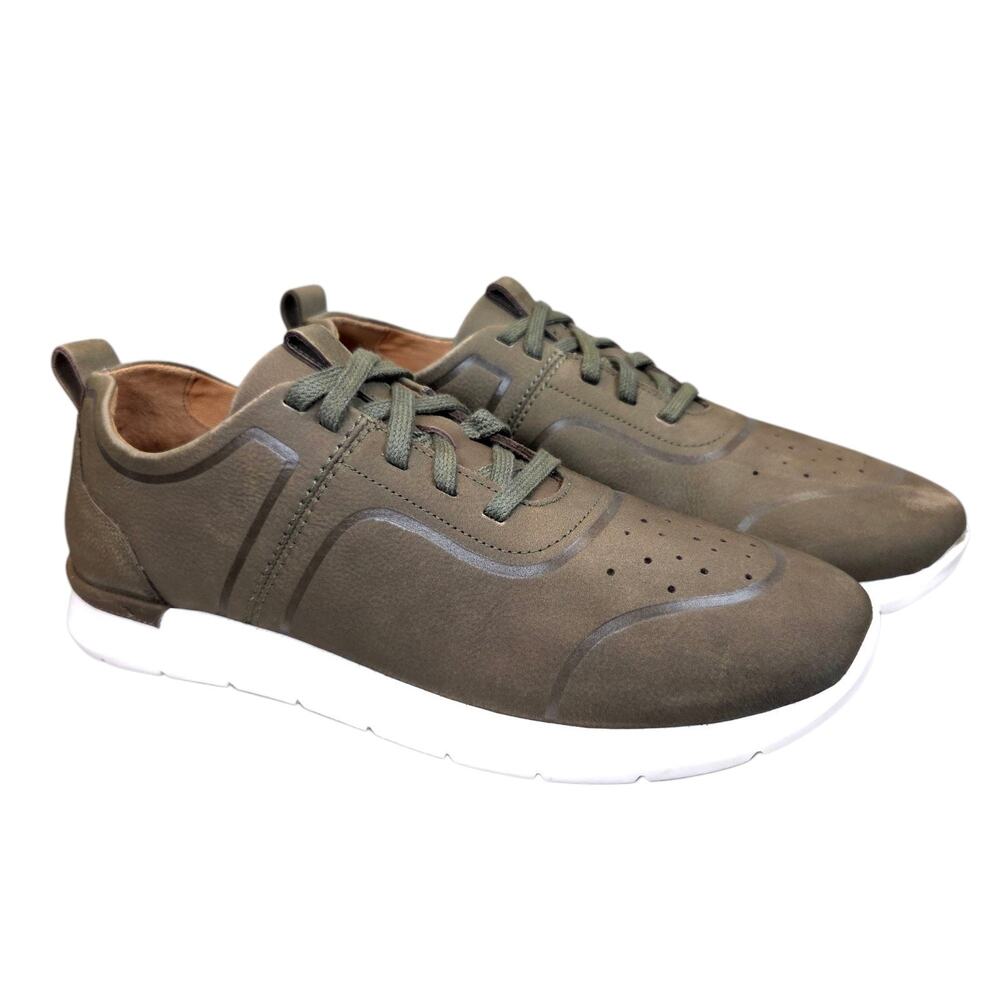 Softwalk Womens Stella Sneaker Olive Nubuck Size 10.5 Narrow‎